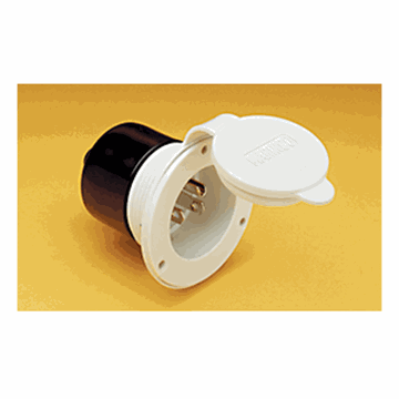 Picture of Marinco Outdoor/Indoor Receptacle 15A/125V Part# 19-0420   150BBIW.RV