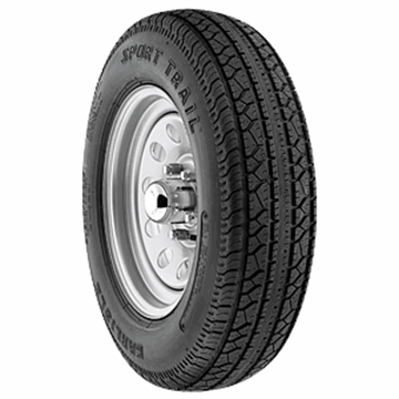 Picture of Americana Loadstar Tire/Wheel Assembly K550; 13 Inch Diameter x 4.00 Inch Width/ 5 x 114.3 Millimeter/ 5 x 4.50 Inch Bolt Pattern Part# 17-0448   3S050