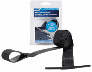 Picture of Camco Awning Pull Strap 99-1/4" Length, Black Part# 01-0401   42505