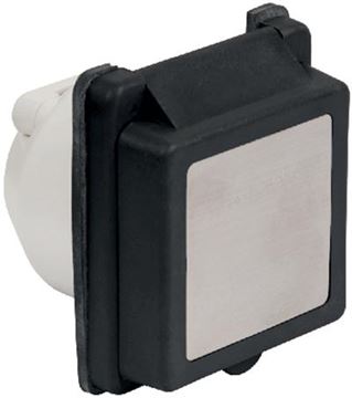 Picture of Marinco Outdoor/Indoor Receptacle 30Amp 125V Part# 19-1691   301ELRV.BLK