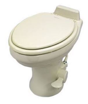Picture of 320 SEALAND TOILET,WHT W/SPRAY Part# 21272 302320181 CP 538